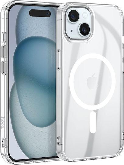 Hoco Airbag Back Cover Σιλικόνης 2mm Μαγνητικό Διάφανο (iPhone 15)