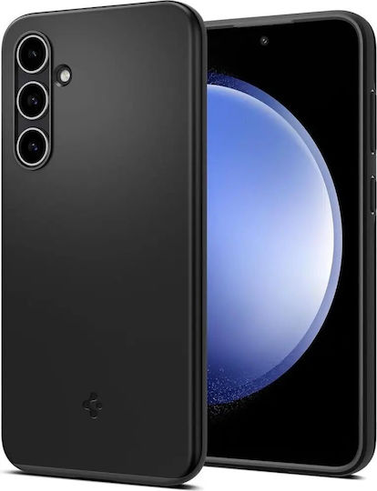 Spigen Thin Fit Umschlag Rückseite Silikon 1.55mm Schwarz (Galaxy S23 FE)
