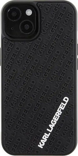 Karl Lagerfeld Karl 3D Logo Back Cover Plastic Black (iPhone 15)
