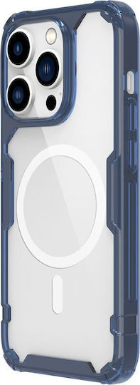 Nillkin Nature Pro Magnetic Back Cover Σιλικόνης Διάφανο/Μπλε (iPhone 14 Pro)