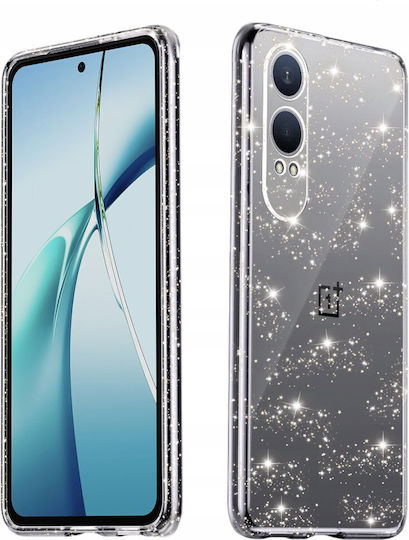 Techsuit Sparkleskin Back Cover Σιλικόνης με Λουράκι Διάφανο (OnePlus Nord CE 4 Lite)