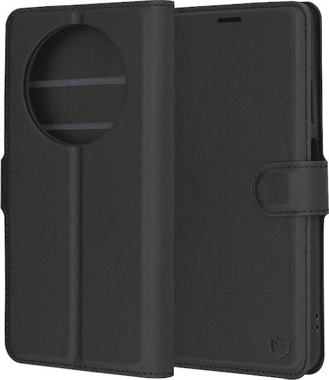 Techsuit Book Δερμάτινο Μαύρο (Oppo Reno12 F, Oppo Reno12 FS)