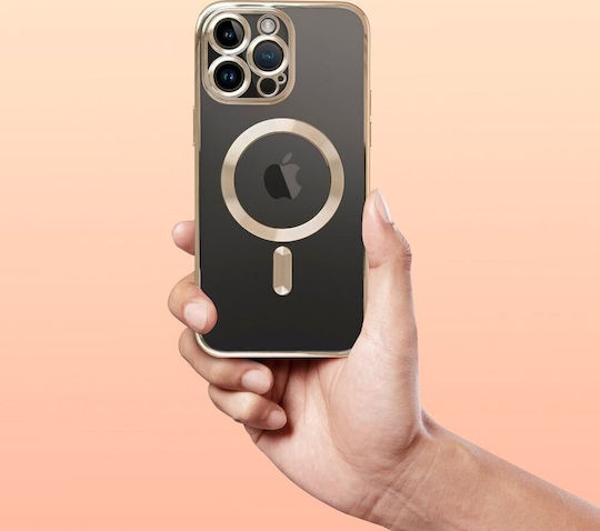 Electro Mag Cover Back Cover Σιλικόνης Χρυσό (iPhone 11 Pro Max)