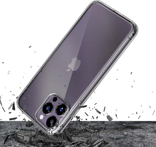 3MK Clear Back Cover Σιλικόνης 1.2mm Διάφανο (iPhone 14 Pro)