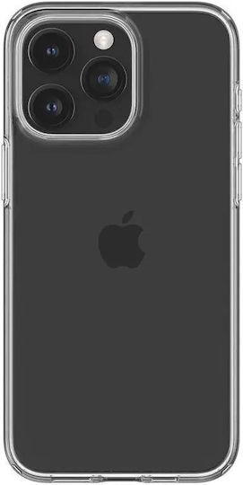 Spigen Crystal Flex Crystal Back Cover Σιλικόνης Διάφανο (iPhone 15 Pro)