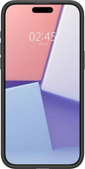 Spigen Enzo Aramid MagFit Задна корица Aramid Fiber 2мм матово черно (iPhone 15 Pro)