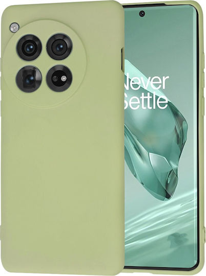 Techsuit Umschlag Rückseite Silikon Grün (OnePlus 12)