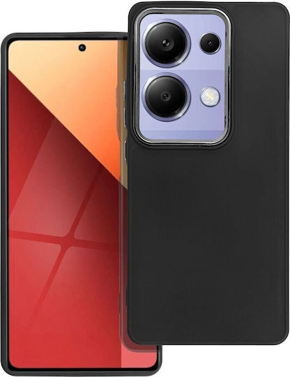 Frame Back Cover Silicone / Plastic Black (Redmi Note 13 Pro 4G / Poco M6 Pro 4G)