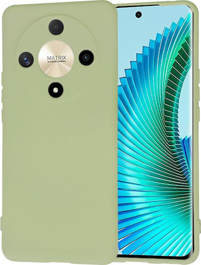 Techsuit Lite Umschlag Rückseite Silikon Grün (Honor Magic6 Lite - Honor)