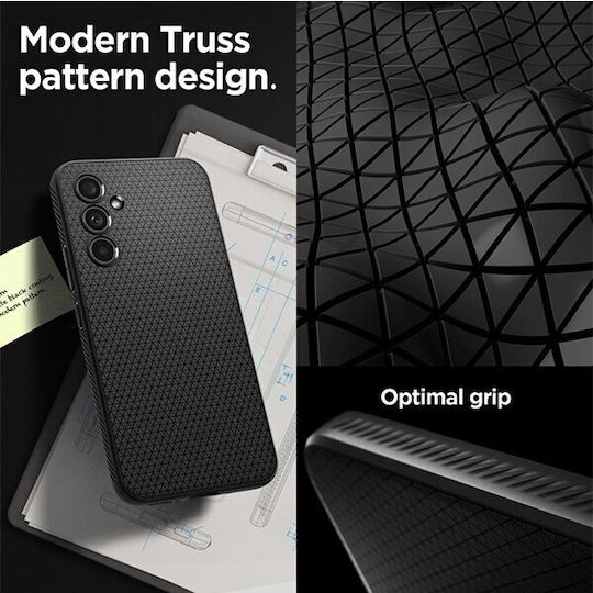 Spigen Liquid Air Umschlag Rückseite Silikon Matte Black (Galaxy A54)