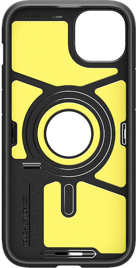 Spigen Tough Armor MagFit Back Cover Πλαστικό / Σιλικόνης 0.3mm Μαύρο (iPhone 15)