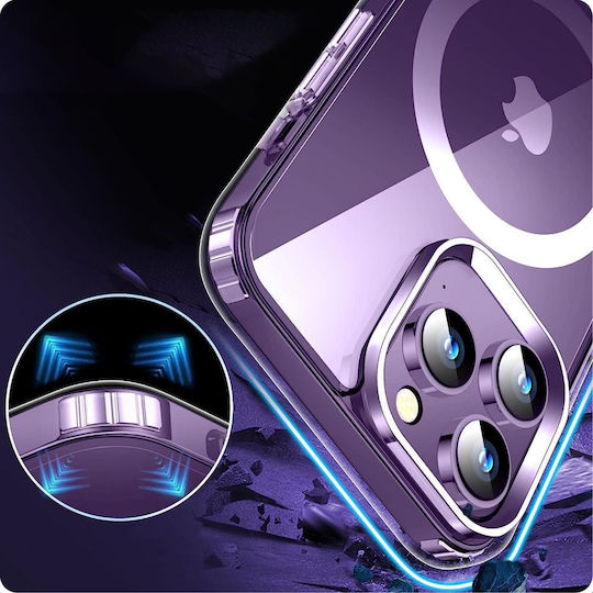 Tech-Protect Flexair Hybrid Back Cover Plastic / Silicon Transparent (iPhone 15 Pro Max)