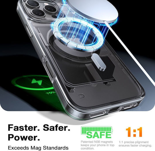 Torras Diamond-Mag Silikon Umschlag Rückseite 1.016mm Transparente (iPhone 16 Pro)