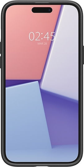 Spigen Thin Fit Back Cover Plastic / Silicone 1.55mm Black (iPhone 15 Plus)