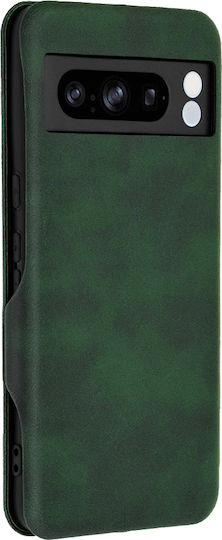 Techsuit Book Silicone Green (Google Pixel 8 ProOnePlus 8 ProRealme 8/8 Pro)