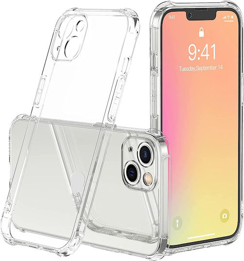 Techsuit Shockproof Clear Umschlag Rückseite Silikon Transparent (Motorola Edge 50 Fusion)