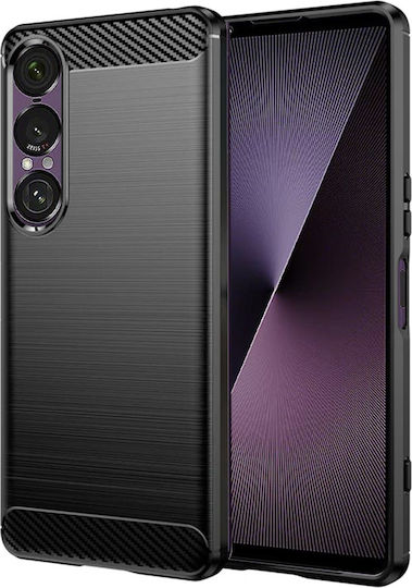 Techsuit Carbon Bumper Силикон / Пластмаса Черен (Xperia 1)