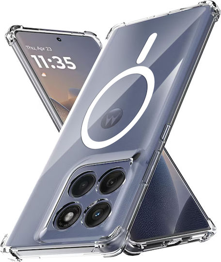 Techsuit Motorola Edge Stoßstange Silikon Transparent (Motorola Edge 60, Edge 60 Fusion)