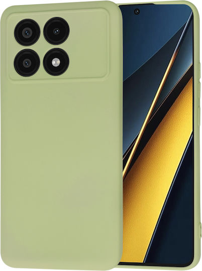 Techsuit Задна корица Силикон Зелен (Poco X6 Pro)