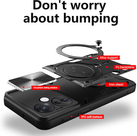 Techsuit Back Cover Σιλικόνης Ροζ Χρυσό (Oppo Reno13 F, Reno13 F 5G, Reno13 FS 5G)
