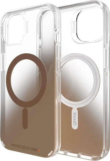 Gear4 Milan Magsafe Задна корица Пластмаса Златист (iPhone 13)