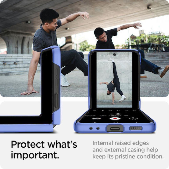 Spigen Airskin Back Cover Silicon Cornflower Blue (Galaxy Z Flip4)
