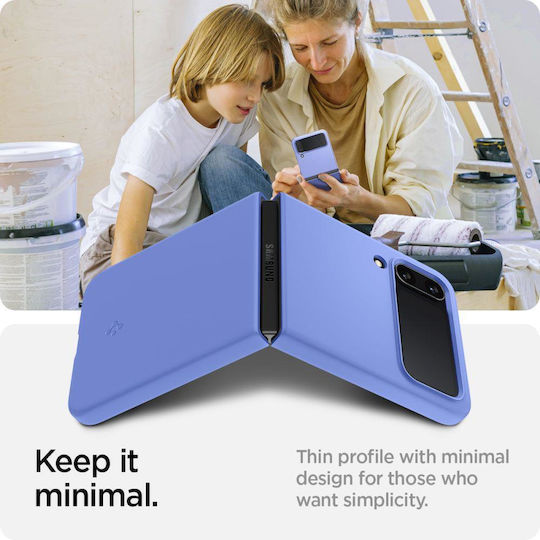 Spigen Airskin Back Cover Silicon Cornflower Blue (Galaxy Z Flip4)