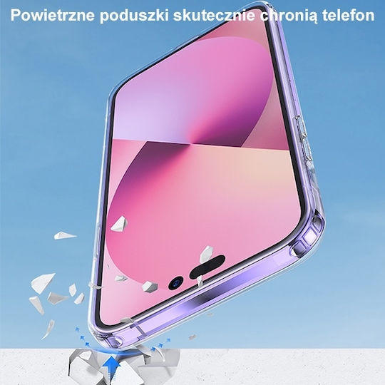 Usams Ice Magnet Umschlag Rückseite Silikon 1.5mm Transparent (iPhone 14 Plus)