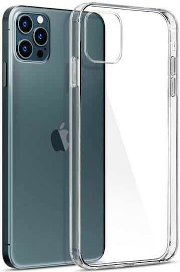 3MK Clear Задна корица Силикон 1.2мм Прозрачен (iPhone 12 Pro Max)