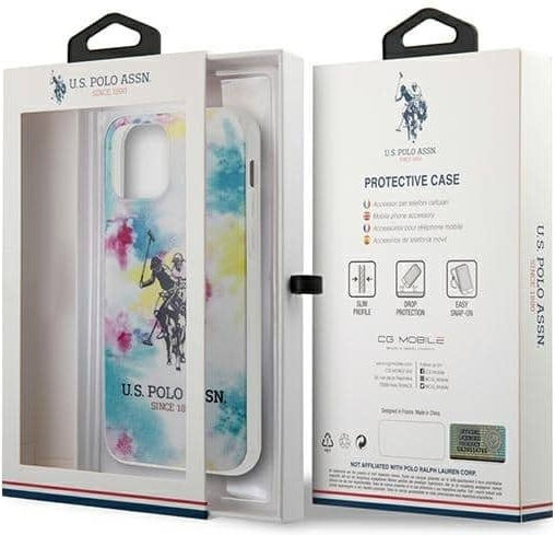 U.S. Polo Assn. Tie & Dye Back Cover Πλαστικό / Σιλικόνης Πολύχρωμο (iPhone 12 mini)