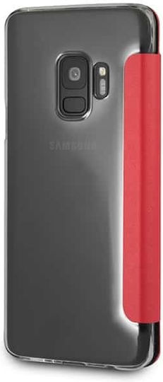 Ferrari Urban Book Leather Red (Galaxy S9)