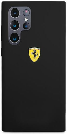 Ferrari On Track Back Cover Silicone Black (Galaxy S22 Ultra)