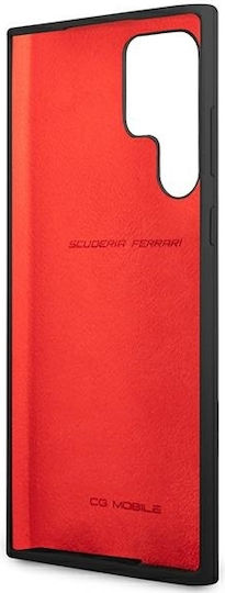 Ferrari On Track Back Cover Silicone Black (Galaxy S22 Ultra)