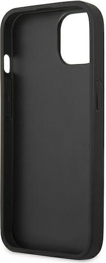 BMW Stamp Back Cover Leather / Plastic Black (iPhone 14 Plus)