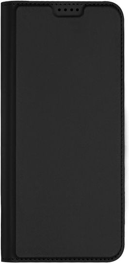 Dux Ducis Skin Pro Series Book Piele / Piele artificială / Silicon / Plastic Negru (Realme C33)