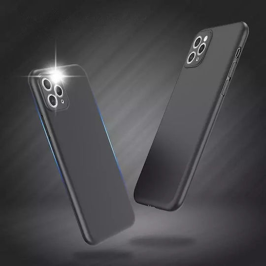 Hurtel Soft Back Cover Silicone Black (Vivo Y16, Y02s)
