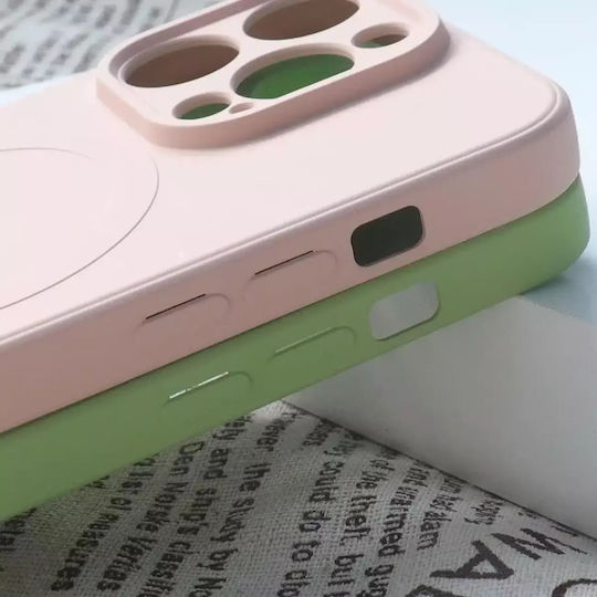 Hurtel Back Cover Silicone 2mm Beige (iPhone 15 Pro Max)