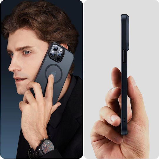 Tech-Protect Magmat Back Cover Σιλικόνης / Πλαστικό 2mm Μαύρο (iPhone 15 Pro Max)