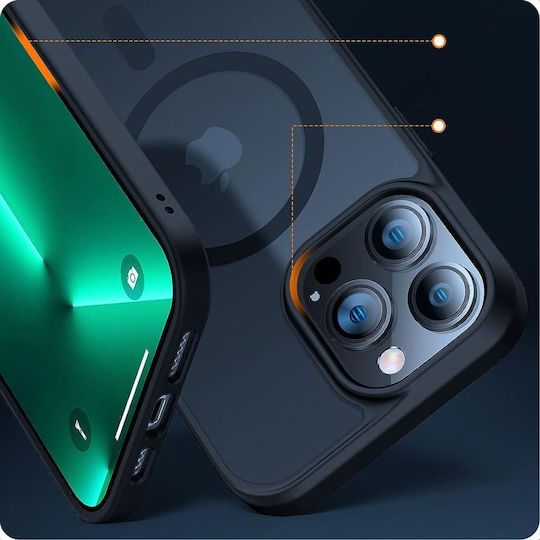 Tech-Protect Magmat Back Cover Σιλικόνης / Πλαστικό 2mm Μαύρο (iPhone 15 Pro Max)