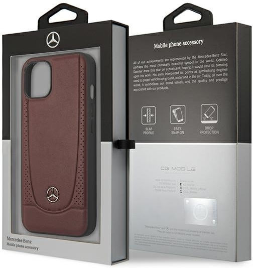 Mercedes-Benz Back Cover Πλαστικό Κόκκινο (iPhone 15)
