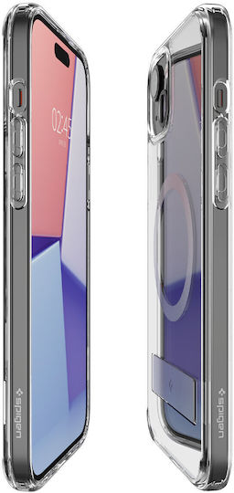 Spigen Ultra Hybrid S (MagFit) Back Cover Plastic Crystal Clear (iPhone 15 Plus)