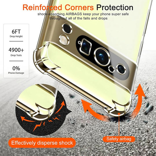 Techsuit Shockproof Clear Back Cover Σιλικόνης Διάφανο (Google Pixel 9 Pro XL)