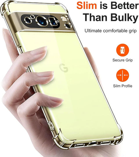 Techsuit Shockproof Clear Back Cover Σιλικόνης Διάφανο (Google Pixel 9 Pro XL)