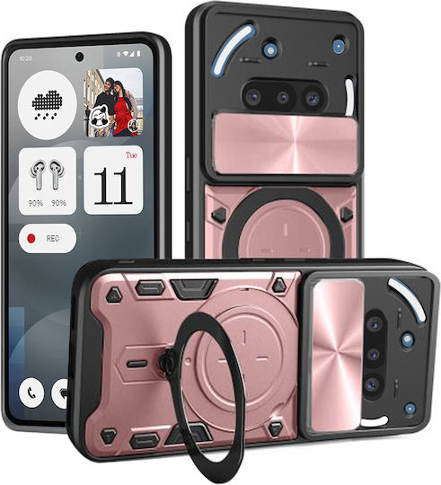 Techsuit Back Cover Silicon Rose Gold (Nothing Phone (3a))