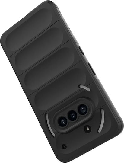 Techsuit Shield Back Cover Silicon Negru (Nothing Phone (3a))