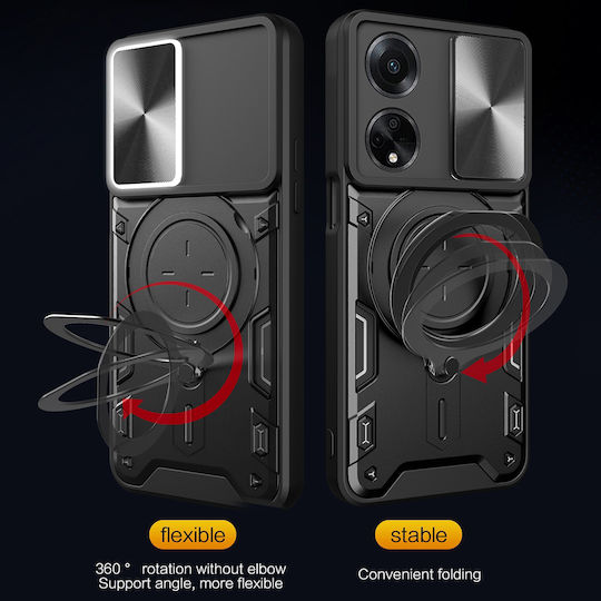 Techsuit Back Cover Σιλικόνης Μαύρο (Oppo A98)