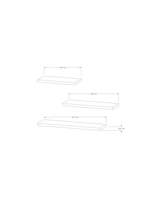 Regal Wand Anthracite 30x14x2cm