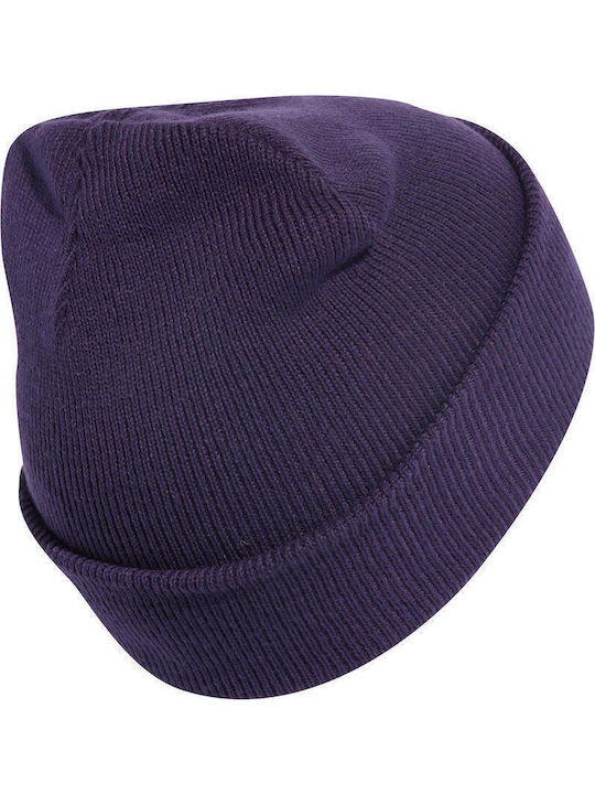 Performance Beanie Beanie Knitted in Purple color