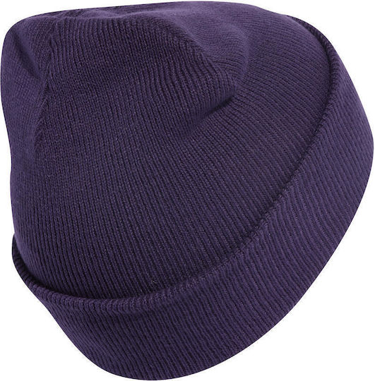 Performance Beanie Beanie Knitted in Purple color