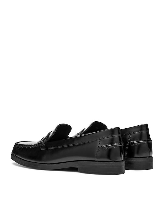 Florentic Cloridie Leather Women's Moccasins in Black Color